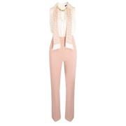 Chic Playsuit med Dobbelt Crêpe Stretch Bukser