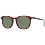 Stilfulde røde ramme grønne linser solbriller