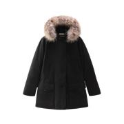 Sort Kvinders Woolrich Parka