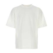 Hvid bomuldsoversize t-shirt