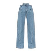 Brede ben jeans