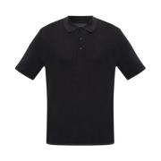 Ribbed poloshirt