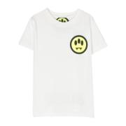 Hvid Børne T-shirt med Smile Print