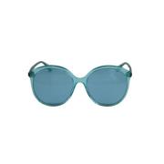 Vintage Turquoise Runde Solbriller