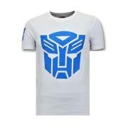 Cool T-shirt Mænd - Transformers Robots Print