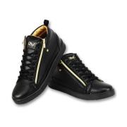 Herra Sneaker - Bi Sort Guld V2- CMS98
