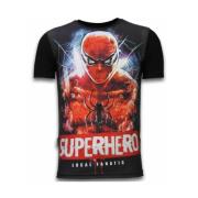 Superhelt Spiderman Rhinestone - Herre t-shirt - 11-6276Z
