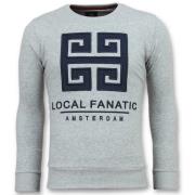 Græsk Border Sweater - Tryk På Trøje Mand - 6350G