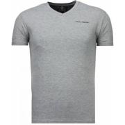 Basic Eksklusiv V Neck - T Shirt Herre - 5799GS