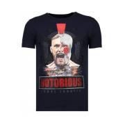 Conor Notorious Warrior Rhinestone T-shirt - Mørkeblå
