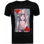 Hot og berømt Poker Bar - Herre T-shirt - 4782Z