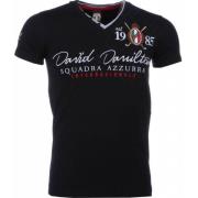 Broderet Squadra Azzura - Herre T-shirt - 1421Z