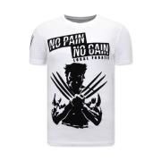 T-Shirt Wolverine X Man med Print