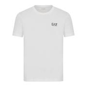 Minimalistisk EA7 T-shirt i blød Pima-bomuld