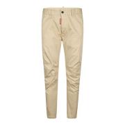 Elegante Beige Chinos til Mænd