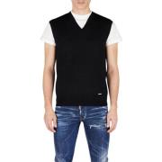 Stilfuld V-hals vest