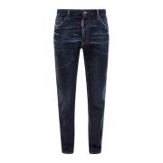 Blå Denim Jeans - Klisk Stil