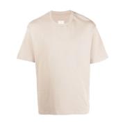 Premium Beige Label T-Shirt til Mænd