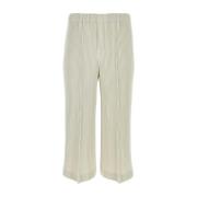 Stilfulde Ivory Bermuda Shorts