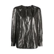 Karl Lagerfeld - Lurex Monogram Shirt