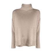 Ribstrikket turtleneck sweater