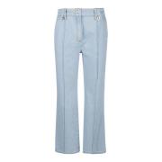 Løstsiddende Lysblå Denim Jeans