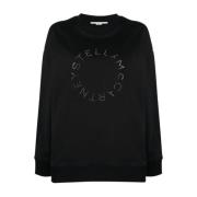 Glam Rhinestone Logo Sweatshirt