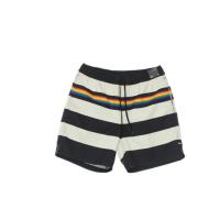 Regnbue Stribe Volley Shorts