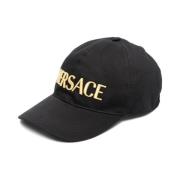 Sort Broderet Logo Baseball Cap