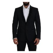 Sort Slim Fit Jakke Blazer