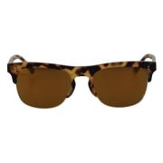 Brune Guld Acetat Havana Solbriller