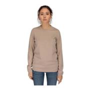 Kashmir Oversize Beige Sweater