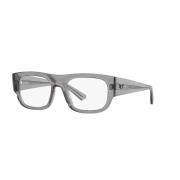 Stylish Transparent Grey Eyewear Frames