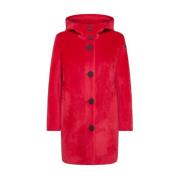 Velvet Parka Coat