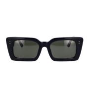Moderne Rektangulære Solbriller med ZEISS Solide Grå Linser