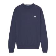 Klassisk Crew Neck Jumper i Navy