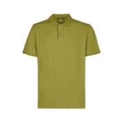 Slim Fit Logo Polo i Grøn Moss