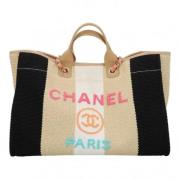 Pre-owned Rattan chanel-tasker