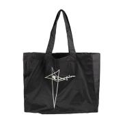 Logo Tote Bag, Sort