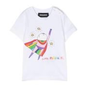 Børn Multifarvet Print T-shirt