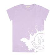 Lilla Børne T-shirt med Malingseffekt Print