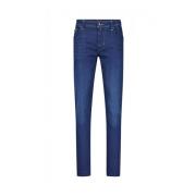 Slim-Fit Zip Jeans