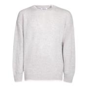 Kontrastkanter Rundhals Sweater