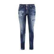 Maling Splatter Cropped Jeans