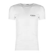 Tætsiddende Rund Hals T-shirt