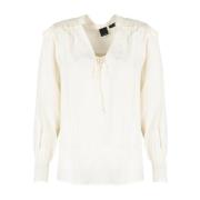 Enkel V-Hals Bluse