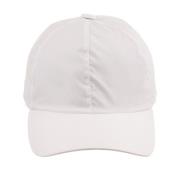 Hvid Nylon Baseball Hat til Mænd
