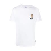 Hvid Stretch Bomuld T-Shirt