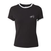 Slim Logo Signature Broderet T-Shirt