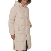 Square Down Coat - Wood Ash - Offwhite